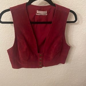 Urban Outfitters Red Sleeveless Top